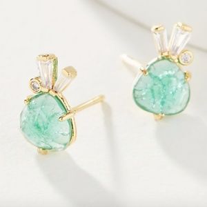 anthropologie Corbin Post Earrings NWT